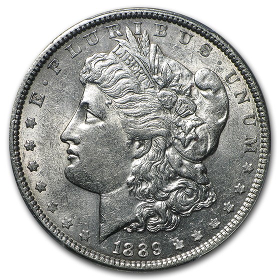1889 Morgan Dollar AU 1889 Morgan Dollar AU